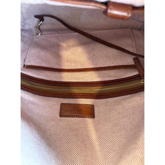 Dooney & Bourke Dillen Pocket Navy Pebbled Leather Hobo Bag - Picture 12 of 14